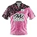 Logo Infusion Dye-Sublimated Bowling Jersey (Sash Collar) - I AM Bowling Fun Design 2036-MT - Motiv - Breast Cancer (Large) Multicolored