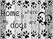 eZAKKA DIY 5D Diamond Painting Kits for Adults, Dog Footprints Diamond Art Accessories Full Drill by Number for Home Wall Decor, 25 x 20 cm