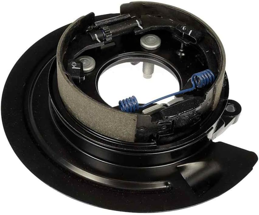 KarParts360 For Dodge Ram 2500 2010 Loaded Brake Backing Plate | Black | M16 Backing Plate Stud Thread Size | 14.5 Mm. Caliper Bracket Mounting Hole ID | Backing Plate Studs Included | For 52010141AA