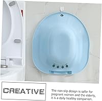 Vista 9 de Bidé en cuclillas Sitz Baño Baño Inodoro Cuenco de remojo Lavabo Sitz Asiento de baño Hemorroides bañera Plegable Inodoro Sitz Baño Bañera remojar