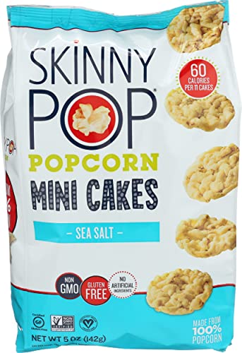 SkinnyPop Sea Salt Mini Cakes, 5oz Bag