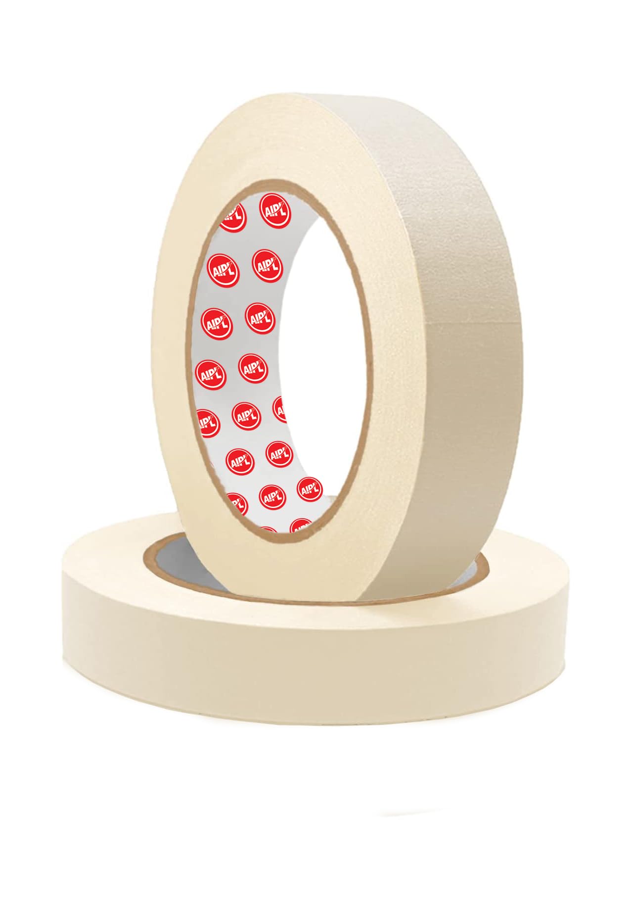 Masking Tape - 20 Meter Length 24MM / 1" Inch - 2 Rolls Per Pack - Easy Tear Tape Best for Carpenter Labelling Painting and leaves no residue after a peel.