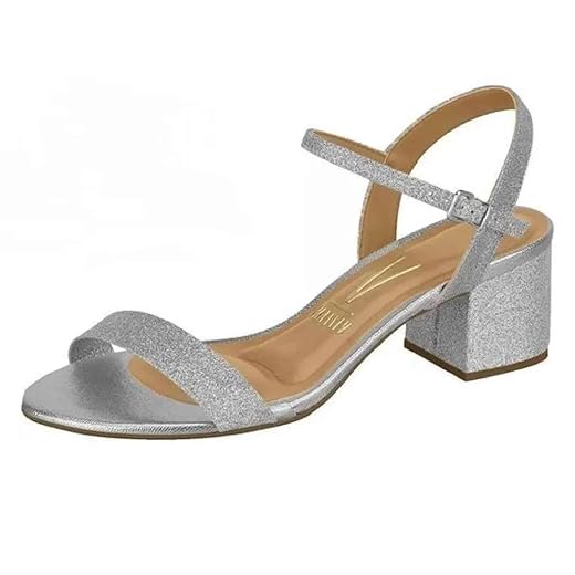 Sandália Feminina Salto Bloco Pelica Camel Vizzano 6291.900