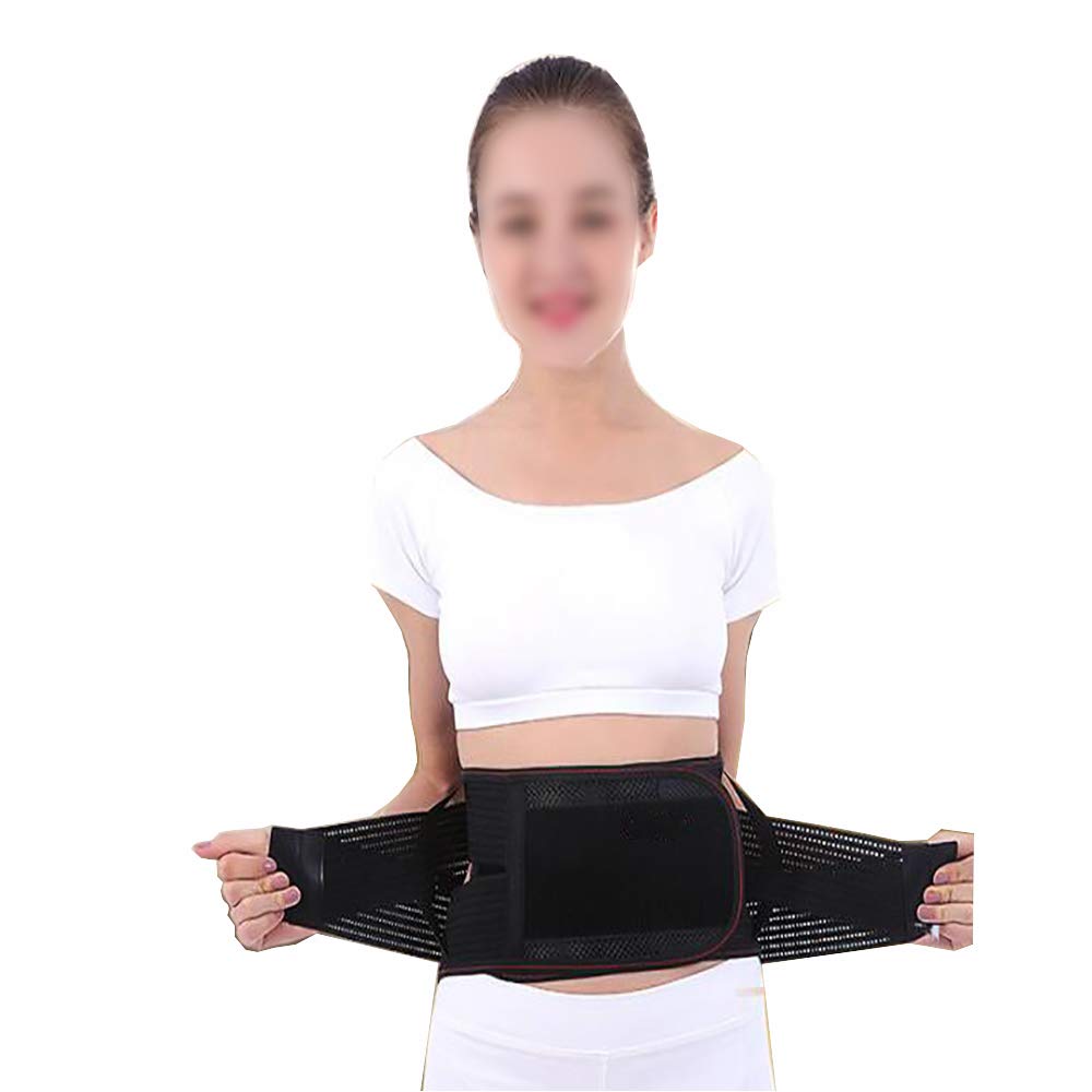 Faja Lumbar Fitness - Soporte de Cintura para el Alivio del Dolor de Espalda - para Hernia de Disco - con Almohadilla Lumbar extraíble,Femalestyle,XXL
