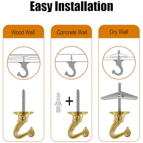 Image of 6 Ft Heavy Duty Hanging Chain Kit for Lighting Fixture (Brass) | for Lighting Fixture, Chandelier, Pendant, Lantern, Swag Lamp, Plant /Flower Basket, Bird Feeder