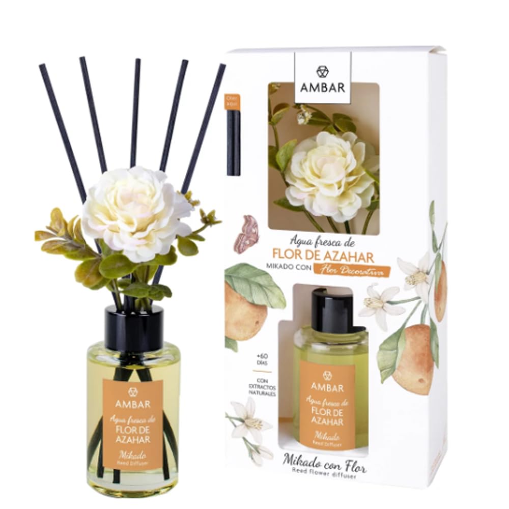 Profumo per ambienti con fiori e fiori d'arancio, 75 ml, confezione da 6.