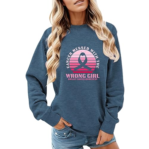 Pullover graphique Octobre Rose pour soutenir la lutte contre le cancer du sein avec style