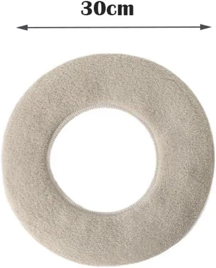 4pcs Bathroom Toilet Seat Closestool Washable Soft Winter Warmer Mat Pad Cushion O-Shape seat Bidet Covers(B)