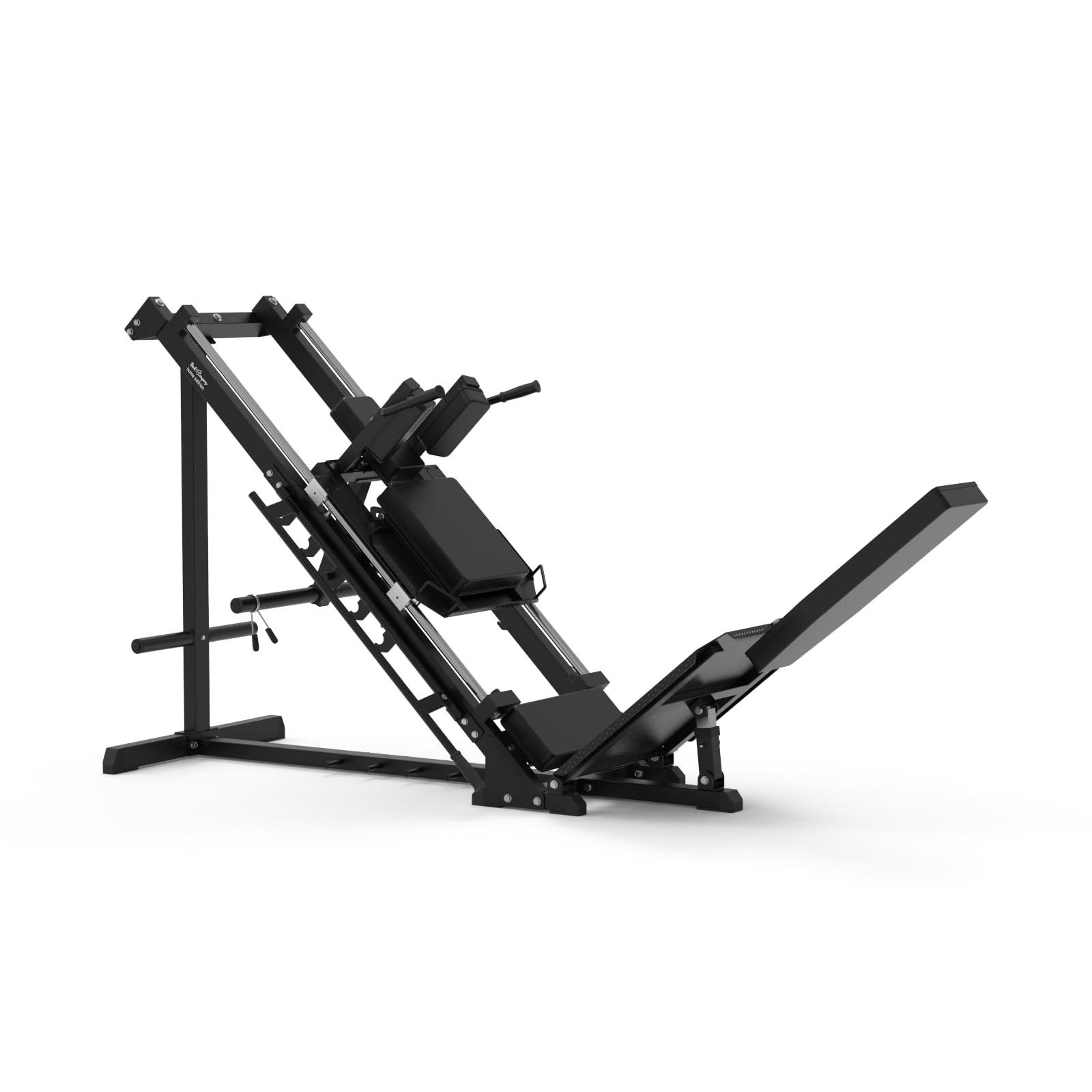 Bad Company Hackenschmidt Beinpresse 45 Grad I Hackenschmidt Maschine Beinpresse für Zuhause Muskelaufbau kompatibel mit Hantelscheiben 30 mm und/oder 50 mm I BCA-150