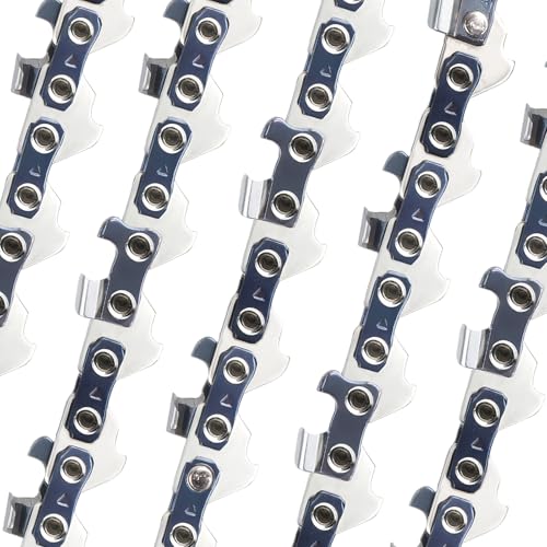 E & S 5 Pack 4 Inch Chainsaw Chain 1/4" Pitch .043" Gauge 28 Drive Links Semi-Chisel Chain Saw Chains for Oregon, Stihl, Husqvarna, Poulan, Craftsman, Greenworks and More Chainsaw Brands by E & S - Used condition - Image 3