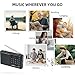 Portable AM FM Radio with Bluetooth Speaker；USB/TF Card MP3 Playback 3.5mm Jack,Auto Scan Save,Loudspeaker for Emergency(Battery-Powered) CampingTravel Home Use Rechargeable Transistor Radio (Black)