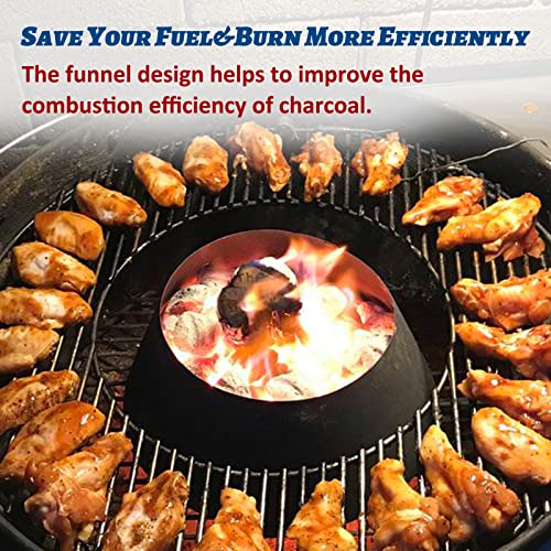 Whirlpool para BBQ acero inoxidable para Weber Kettle miniatura 4