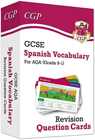 GCSE AQA Spanish: Vocabulary Revision Question Cards (CGP GCSE Spanish 9-1 Revision)