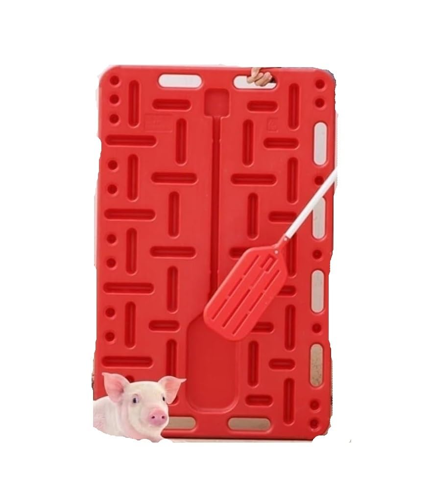 Panel portátil de clasificación de ganado con paleta (1 unidad) - Tablero guía ligero for una gestión eficiente del ganado(47x31in)