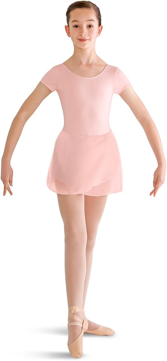 Bloch girls Prisha Short Sleeve Leotard Dress