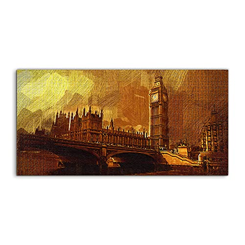 Tableau acrylique London Bridge 120x60cm pour salon et décoration murale