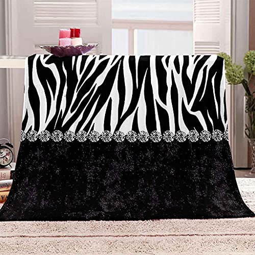 Couverture flanelle art rayé pour vos soirées cocooning sofa