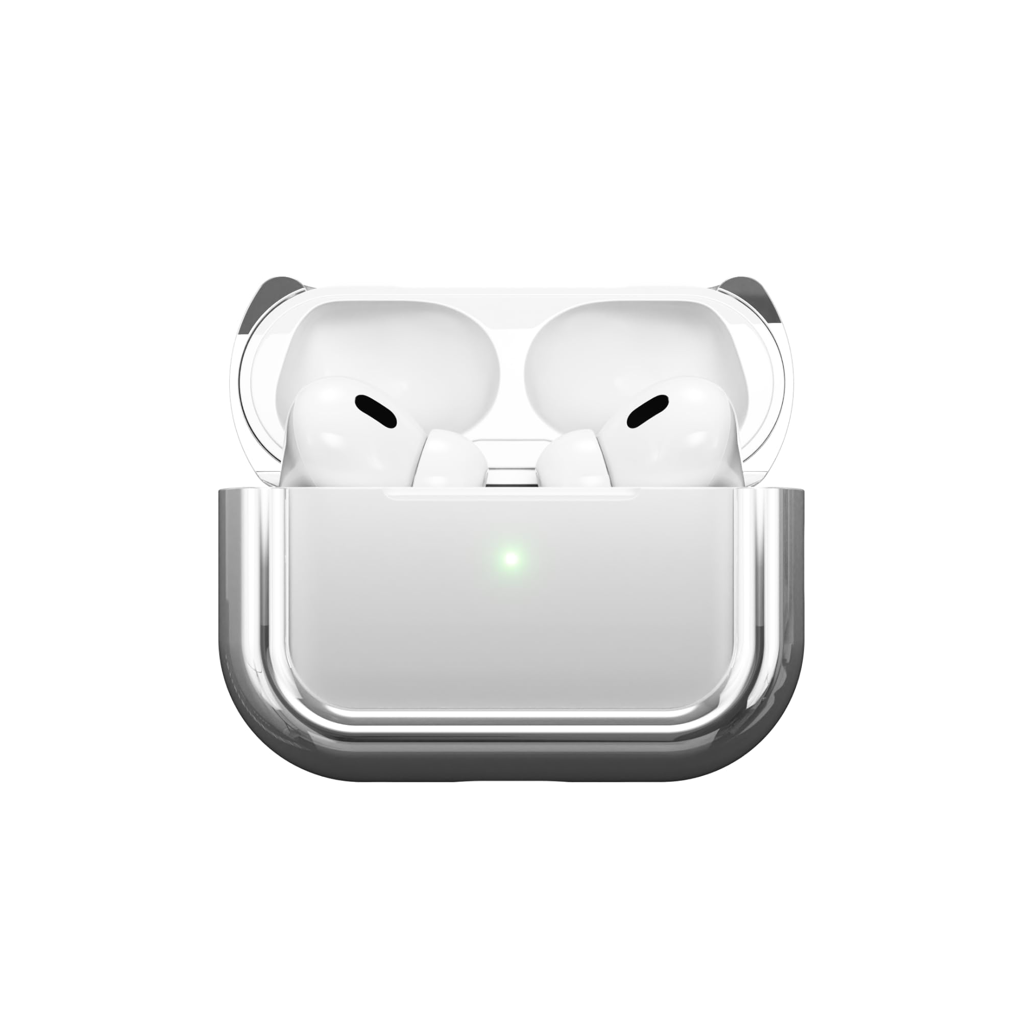 Arc Pulse Funda AirPods Pro (2024), Protección Minimalista con Carcasa de Aluminio + Inserciones de elastómero, Funda Deslizante para Estuche de Carga