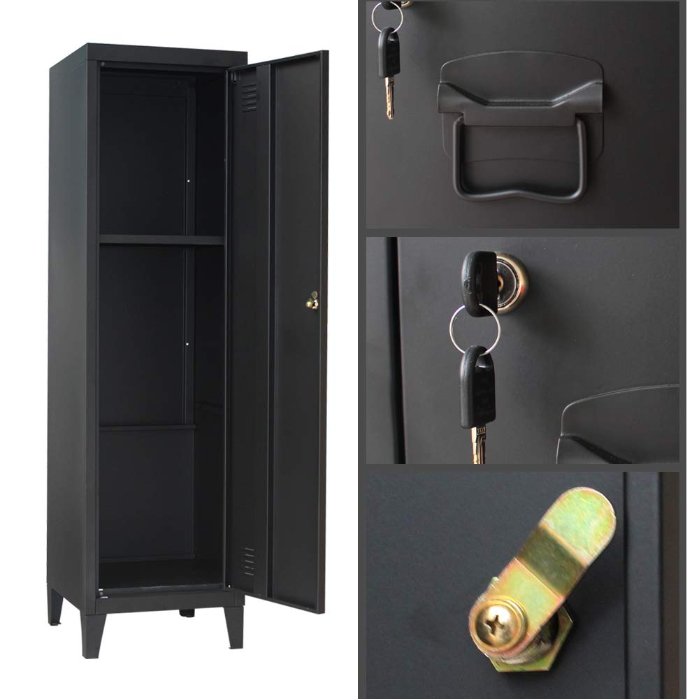 Buy Lockable Storage Shelves Metal Locker Home Office Filling