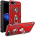 Amuoc Compatible with iPhone 6 Plus Case, iPhone 6S Plus Case [ Military Grade ] 15ft. Drop Tested Protective Kickstand Case 5.5-Inch - Red
