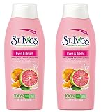 St Ives Body Wash 13.5 Ounce Radiant Skin (Pink Lemon/Mandarin Orange) (399ml) (2 Pack)