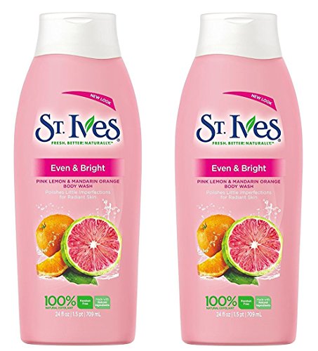 St Ives Body Wash 13.5 Ounce Radiant Skin (Pink Lemon/Mandarin Orange) (399Ml) (2 Pack) #TOP11