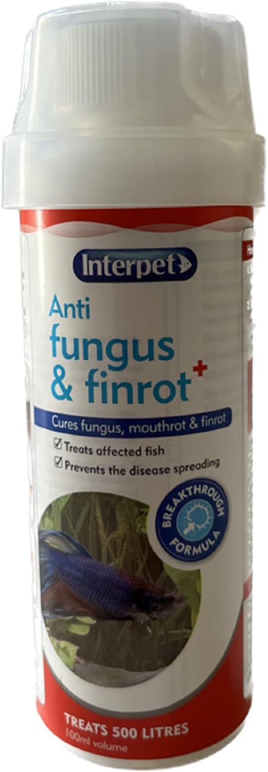 Interpet Anti-Fungus and Finrot Aquarium Fish Treatment, 100 ml