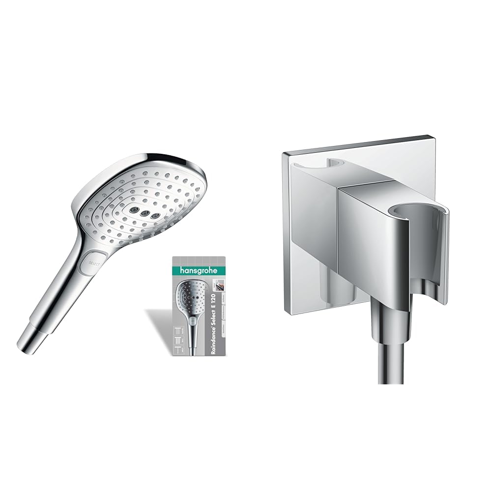 Douchette à main carrée hansgrohe Raindance Select E 3 jets
