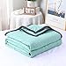 Ice Blanket for All-Season Lightweight, Summer Cooler Quilt for Hot Sleepers and Night Sweats - Cooler Comforter Double Sided Cold Effect Blanket Cooler Fiber Soft Cooli_n-g Blankets for Keep Cool