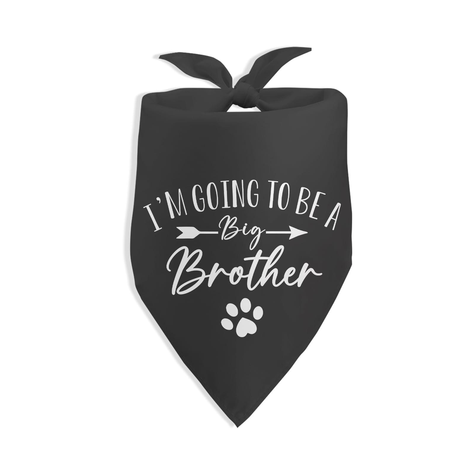 I'm Going to Be a Big Brother Black Dog Bandana Pregnancy Announcement Gender Reveal Photo Prop Accessories for Pet Dog Lovers Owner Gift