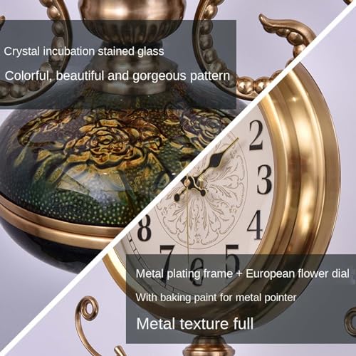 image for Grandfather Clock Silent Living Room Elegant and Luxurious Floor Clock