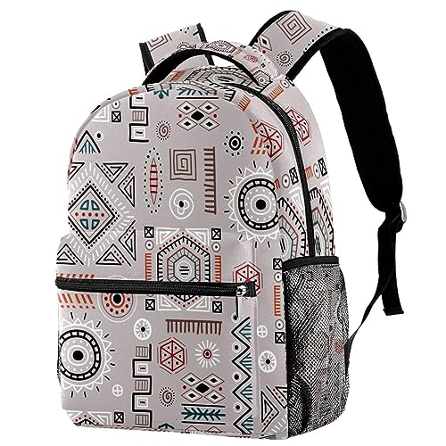 Sac à dos de voyage Campus multicolore à motif abstrait pour fille et garçon 29x20x40cm