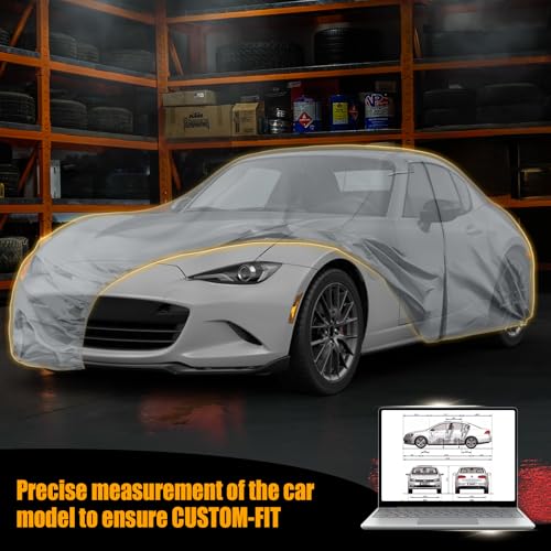 Funda para Mazda Miata que soluciona la humedad y protege de la lona de invierno 7