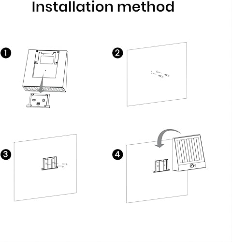 Miniatura 8 de Luces solares para exteriores, 1000 lm IP65, luces de inundación solares impermeables con 4 modos, sensor de movimiento de 4000 K, luz solar de