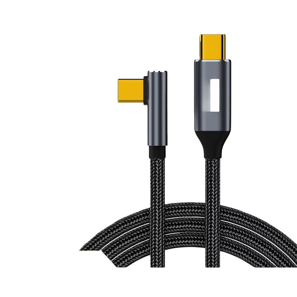 Cable USB C 3 Gen2 de 5 A, 100 W, 10 Gbps, tipo C a C, 4 K, 60 Hz, cable de video QC4.0 3.0 de carga rápida (1,5 m)
