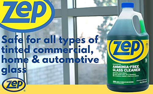Zep Ammonia Free Glass Cleaner Concentrate 1 Gallon (Case Of 2) Zu1052 - Commercial Strength #TOP5