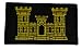 U.S. ARMY ENGINEERS CASTLE 2 PIECE PATCH - Subdued Hook and Loop - Veteran Owned Business.