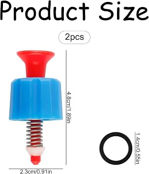 2PCS Sprayer Explosion-Proof Safety Valve – Pressure Relief Valve for Garden Sprayers, Easy to Install and Replace, Ideal for Lawn and Garden Sprinklers