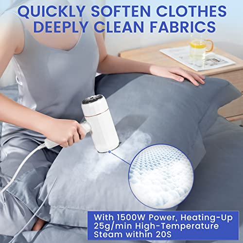 Travel Steamer For Clothes 1500W, Kolohoso Portable Handheld Garment Clothing Steamer With 140Ml Water Tank, Fast Heat Up Fabric Steamer Iron For Home, Outdoor, Furniture #TOP4