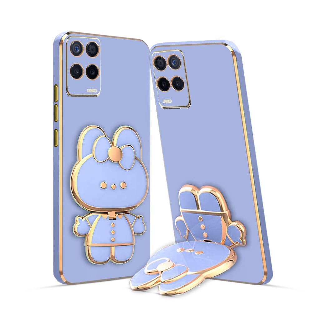 KARWAN®️ 3D Cat Back Case and Cover with Stand Compatible for Realme 8 (5G)| Stand and Mirror|Camera Protection|Electroplated|Folding Stand-Black (B0CCLC582L) Amazon Price History, Amazon Price Tracker