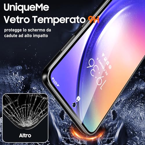 UniqueMe 3 Pack Pellicola Protettiva Compatibile