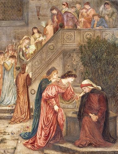 Peinture pour décoration salon Marie Spartali Stillman toile 60x90cm