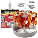 Microwave Bacon Cooker, Grease Reduced Bacon Tray for Low Calorie Breakfast...