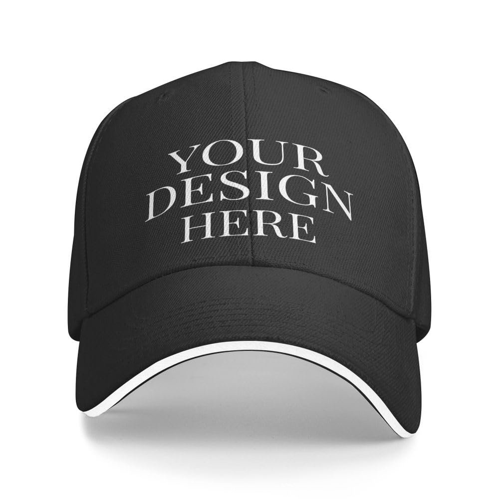 KYZMZ Custom Hats for Men Personalized Trucker Hats Add Your Own Image/Text/Logo Baseball Cap