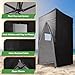 Pop Up Changing Tent - 46.5” Steel Frame Canopy Sun Shelter Pool Cabana, Portable Changing Room, or Privacy Tent for Camping Toilet or Portable Shower - Camping Essentials by Wakeman Outdoors (Black)