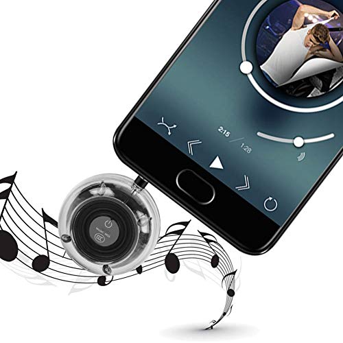 Mini Portable Speaker, Mobile Phone Speaker with 3.5mm Plug,EcoFriendly Micro USB Smart Speaker HiFi Stereo Bass SoundBox