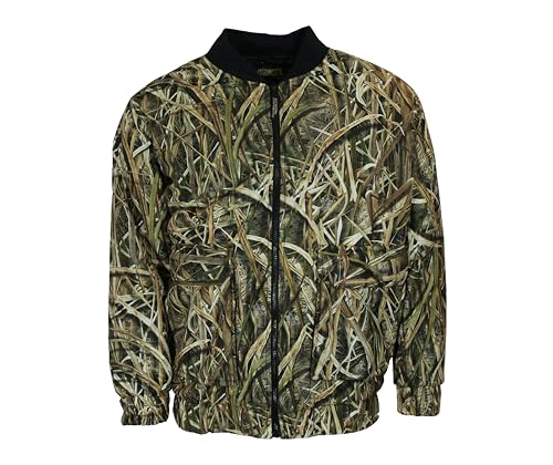 Blouson bomber camouflage homme matelassé Dallaswear contre le froid et le vent