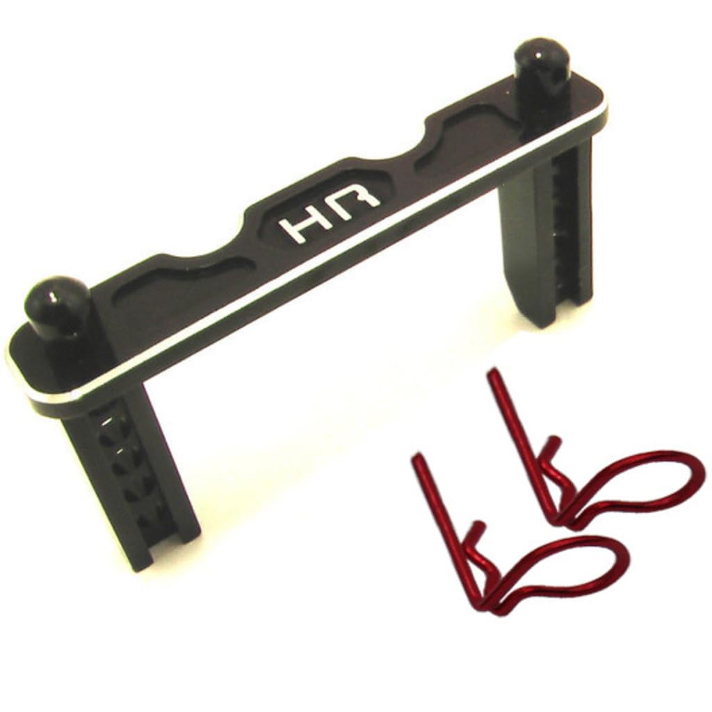 Hot Racing VXS3201 Black Aluminum Rear Body Post with Clips