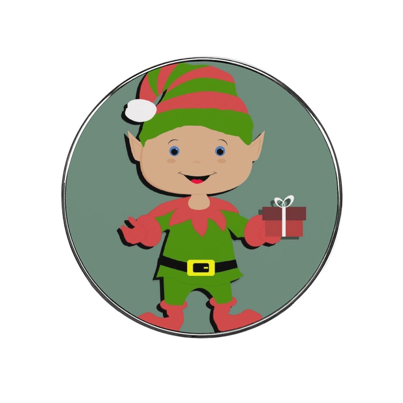 Christmas Elf Refrigerator Magnet Decorative Locker Magnet For Kitchen And Office Home Décor