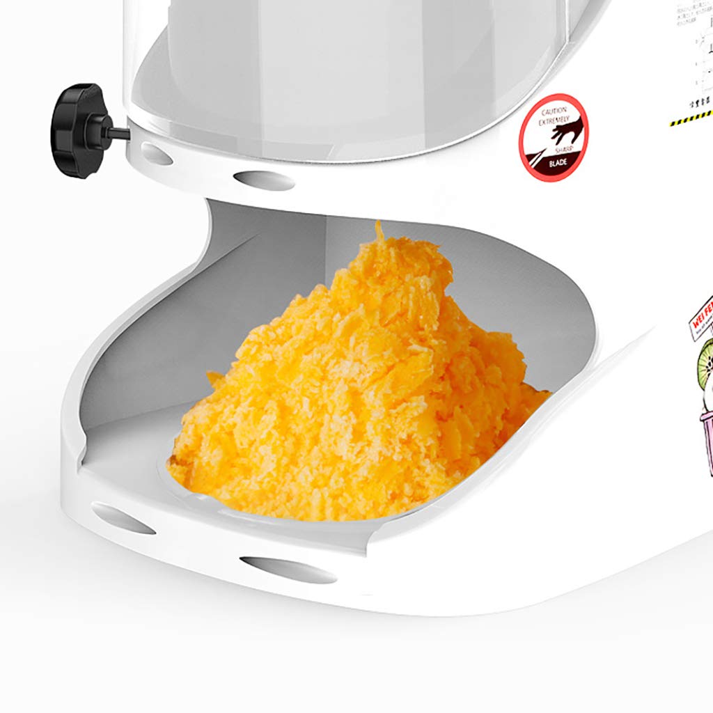 Máquina de Nieve eléctrica, trituradora de Hielo, Fabricante de Conos de Nieve, máquina de Hielo de Arena Ajustable Completamente automática para Uso doméstico y Comercial